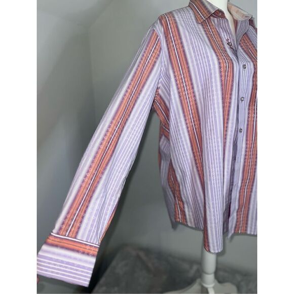 Robert Graham Brushpopper Button Down Mens Large - Picture 4 of 9